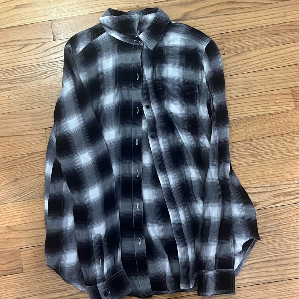 Black and white flannel